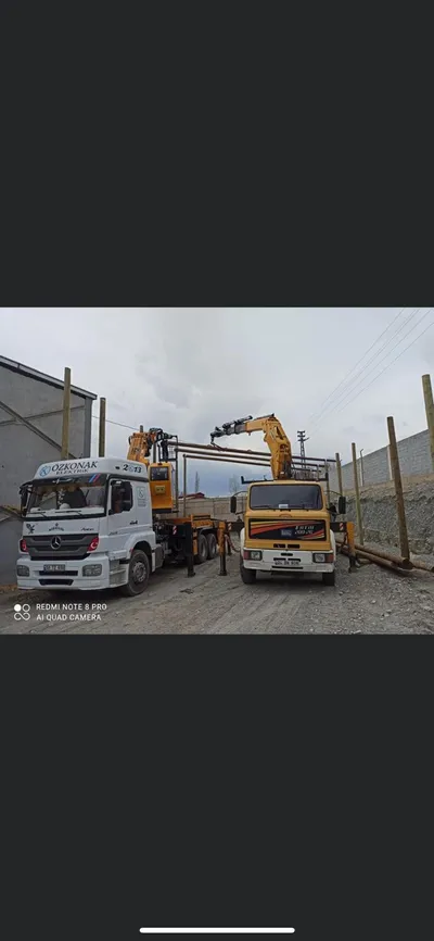 Vinç ile direk taşıma - Erzincan